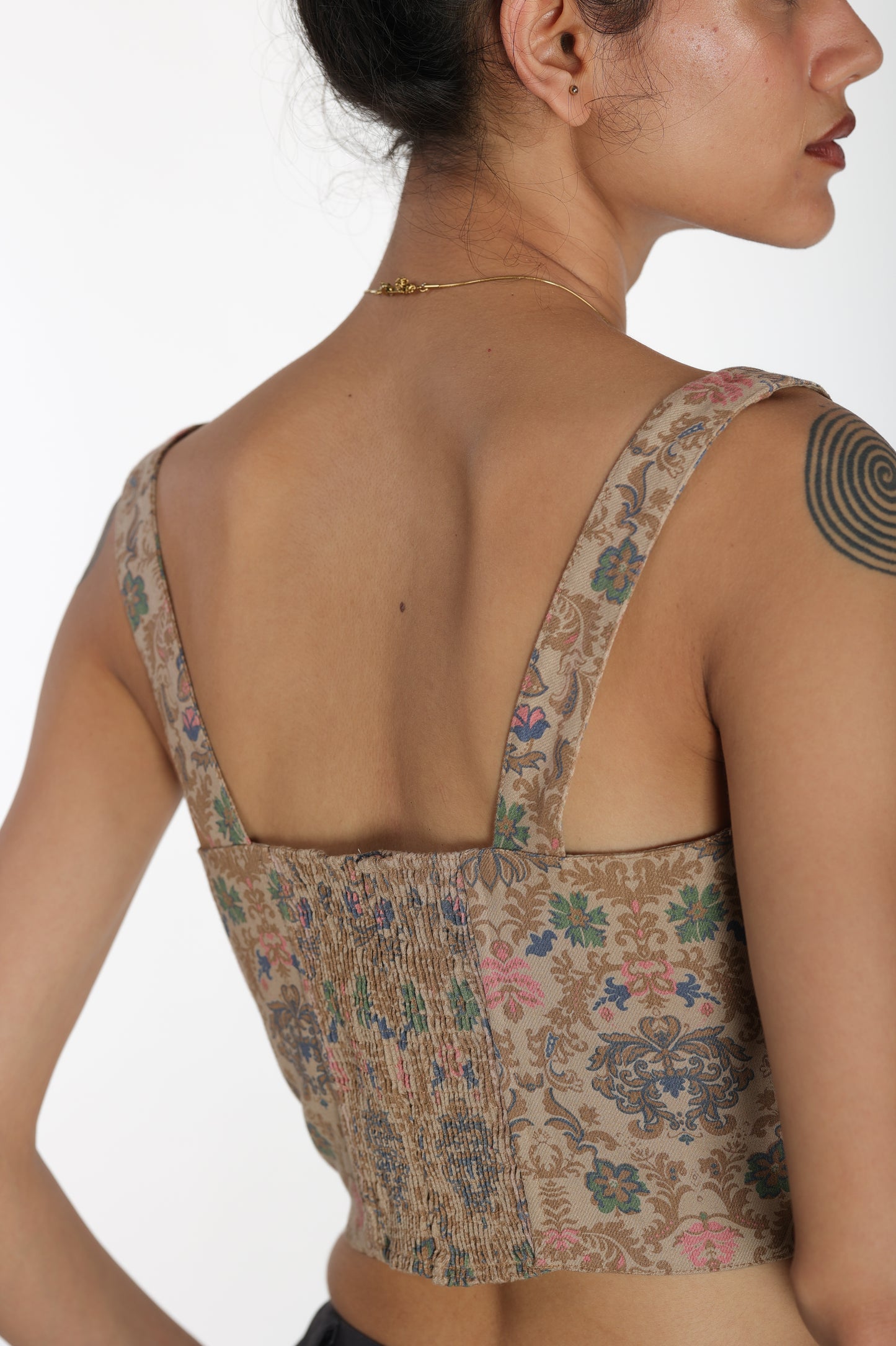 Flora Flashback Corset with Straps