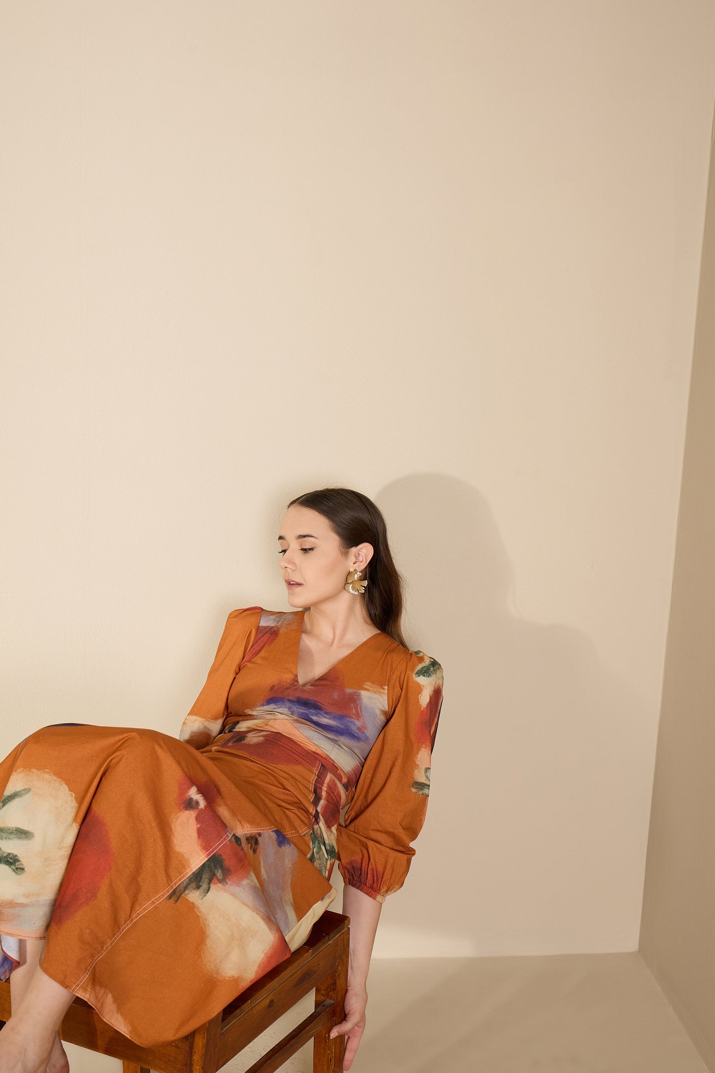 Meadow Dress in Mystic Lagoon Print