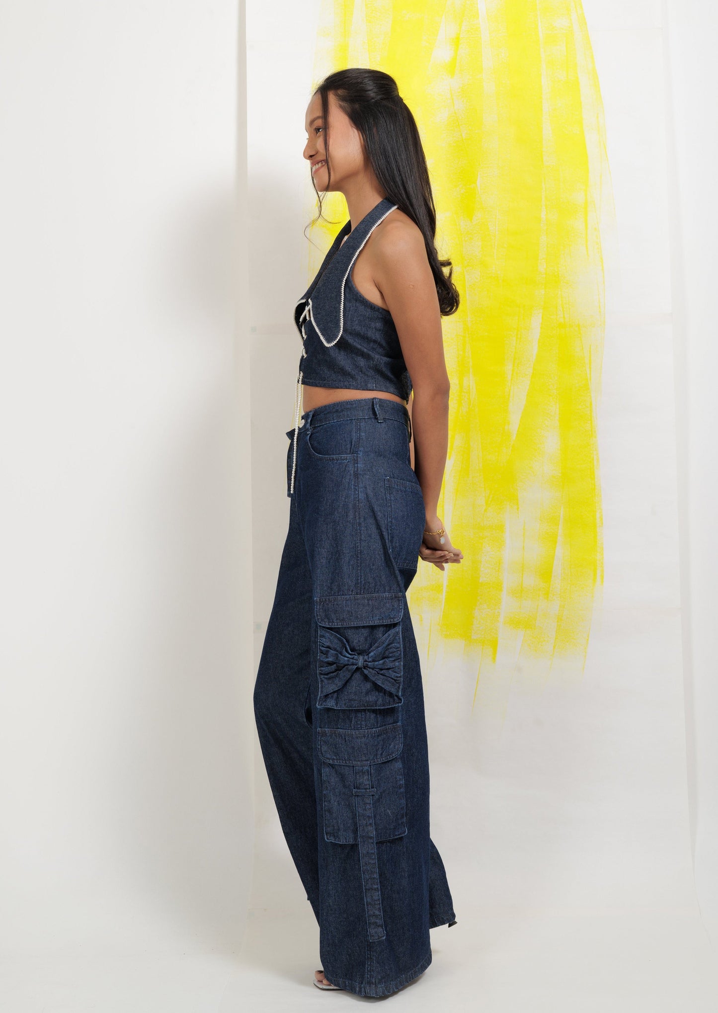 Indigo pearl co-ord set