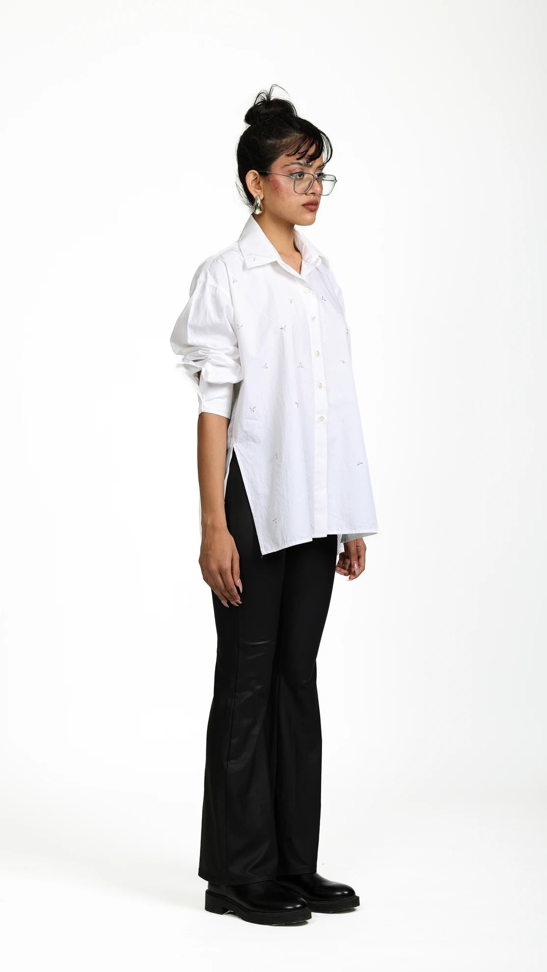 WHITE SHEER SHIRT
