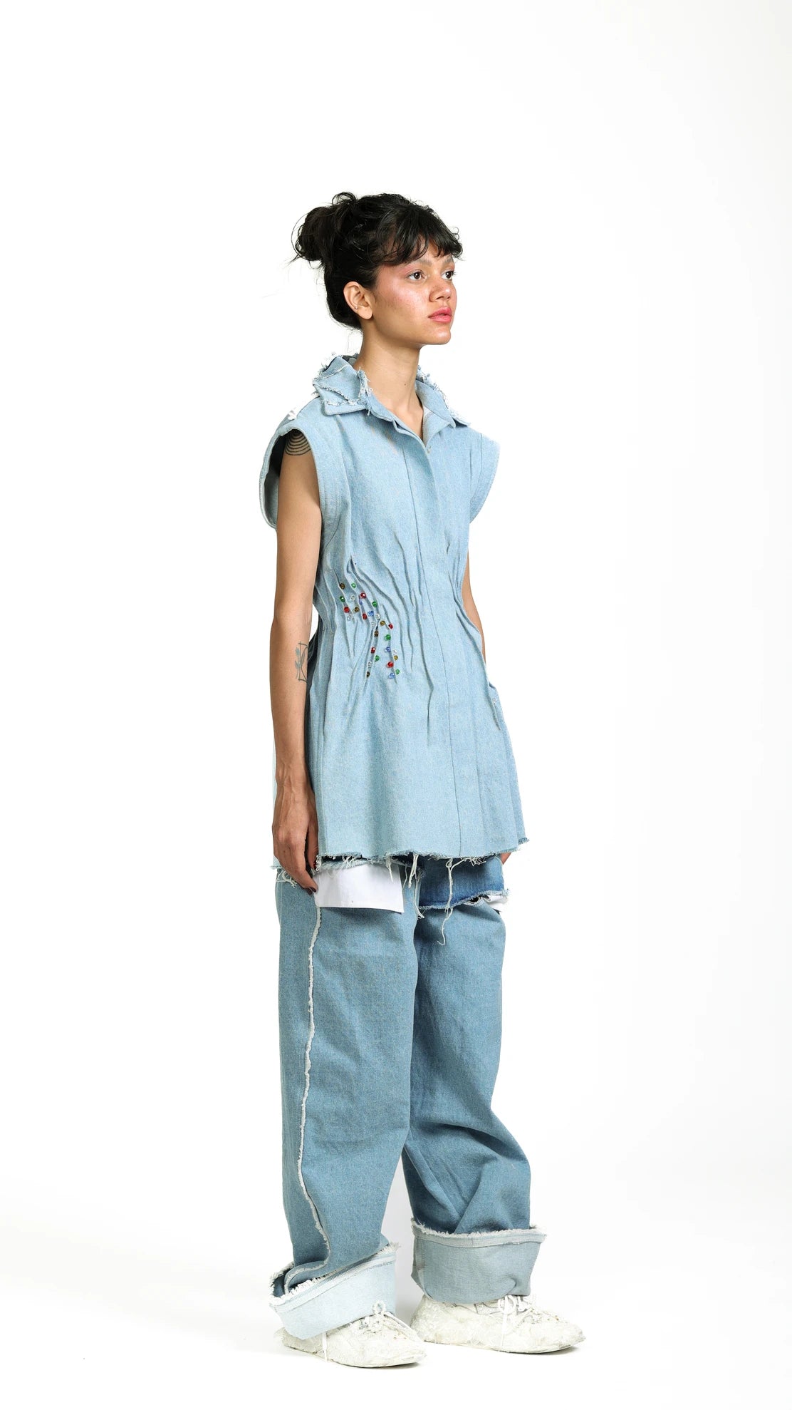 Crea-sed Dress