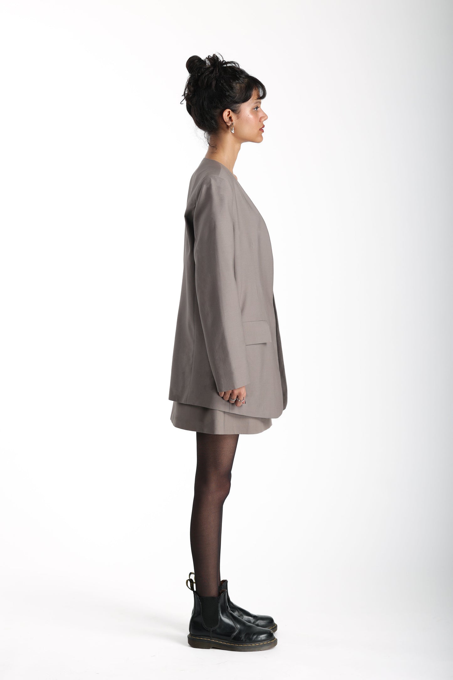 Power Suit with Mini Skirt