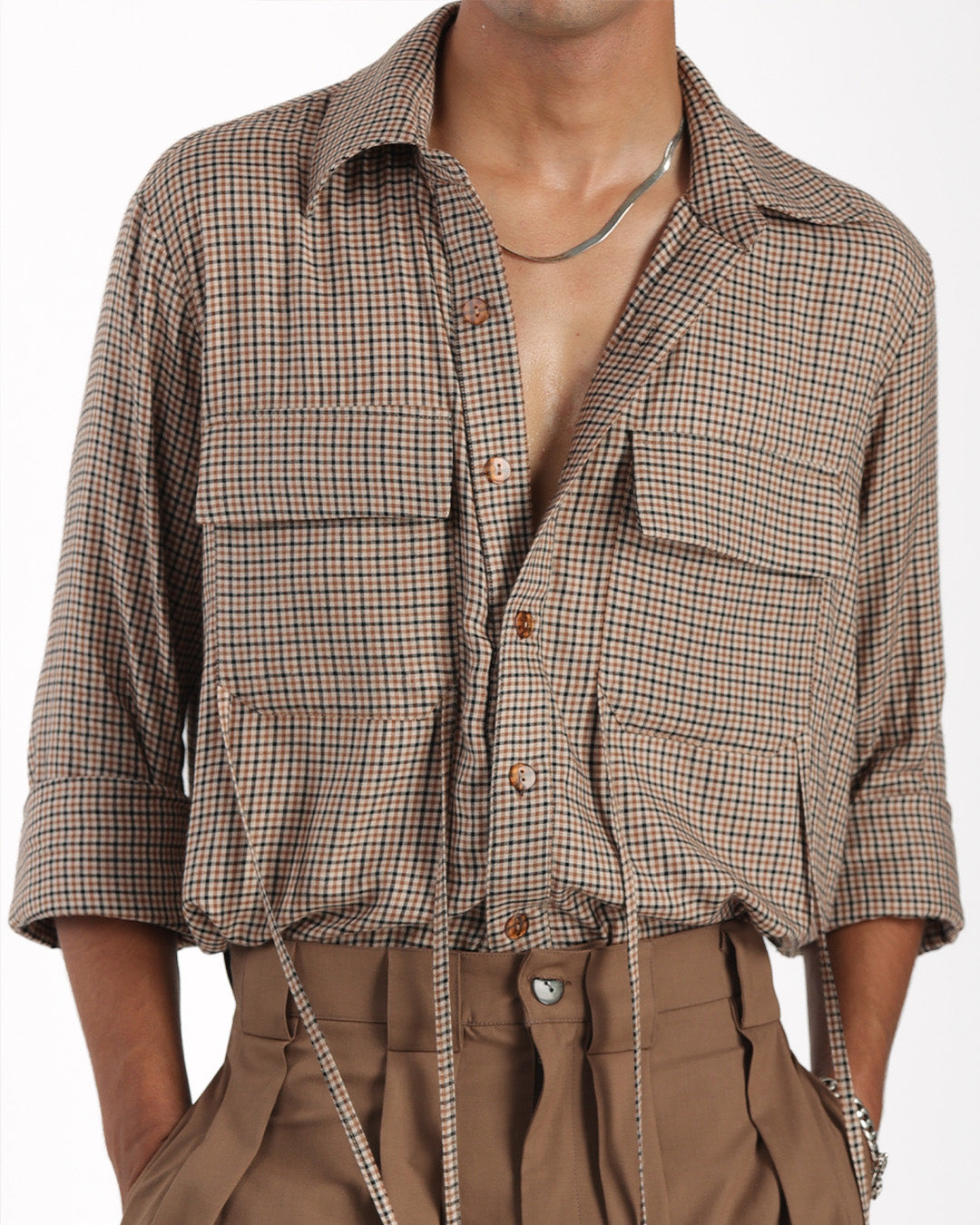Faux Burberry Shirt