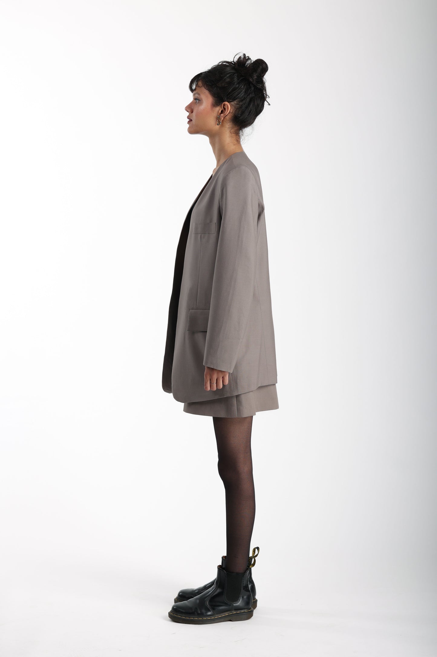 Power Suit with Mini Skirt
