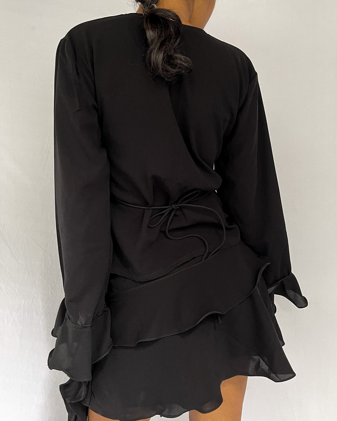 Ruffled Tie Top