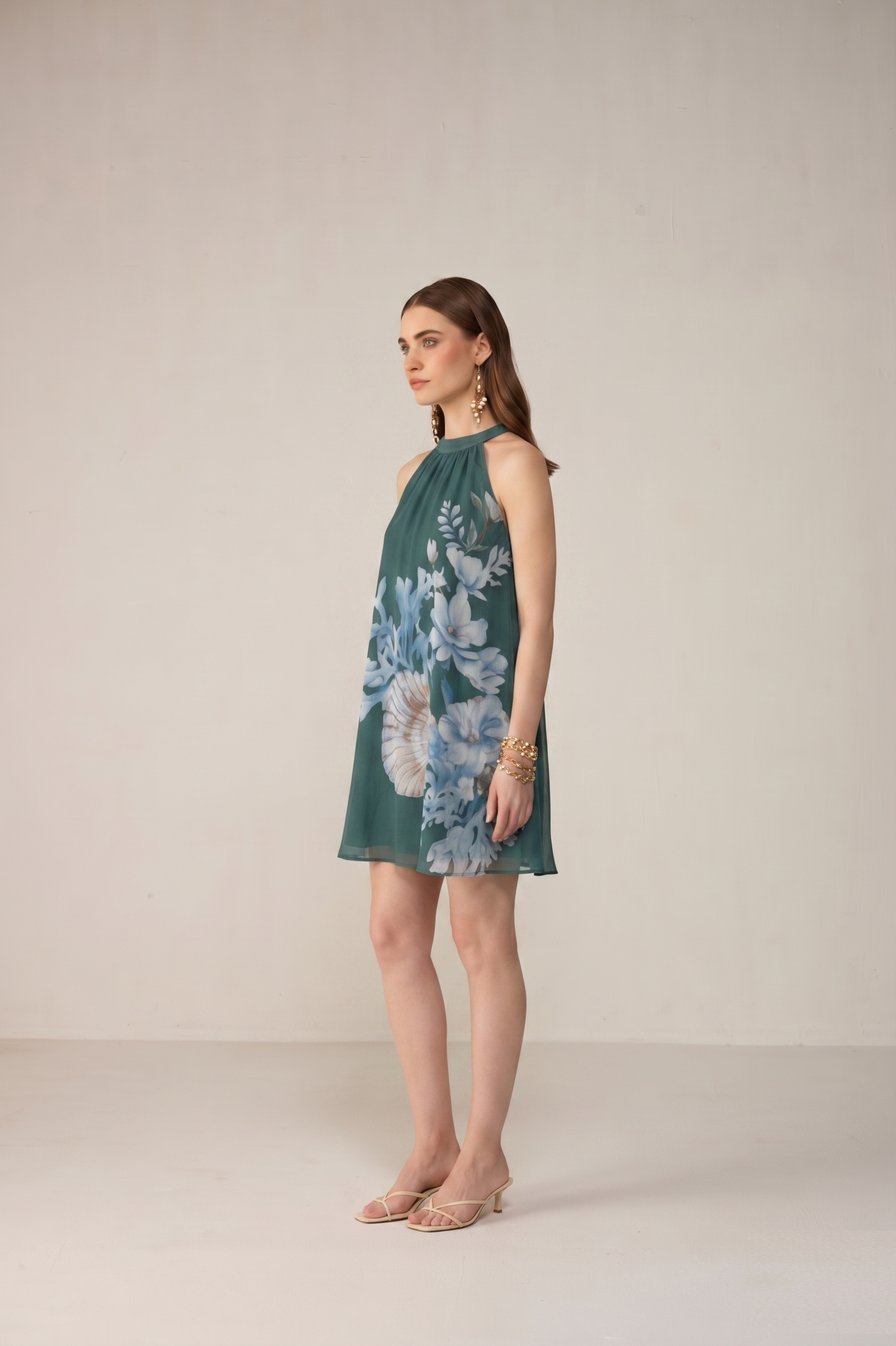 Belli Mini Dress - Midnight Coral