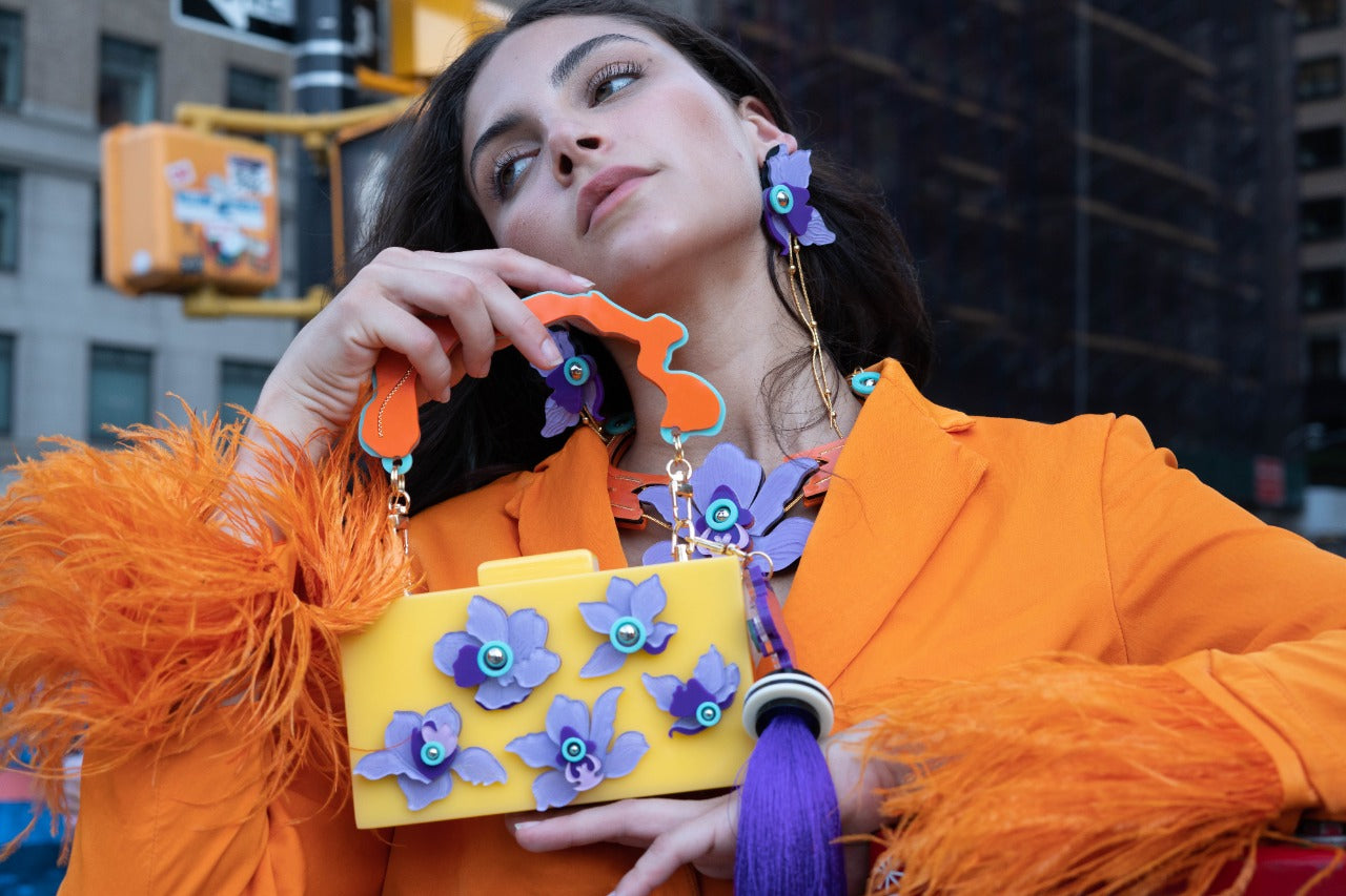 THE PURPLE ORCHID BAG