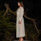 Giraffe Trench Rose Silk