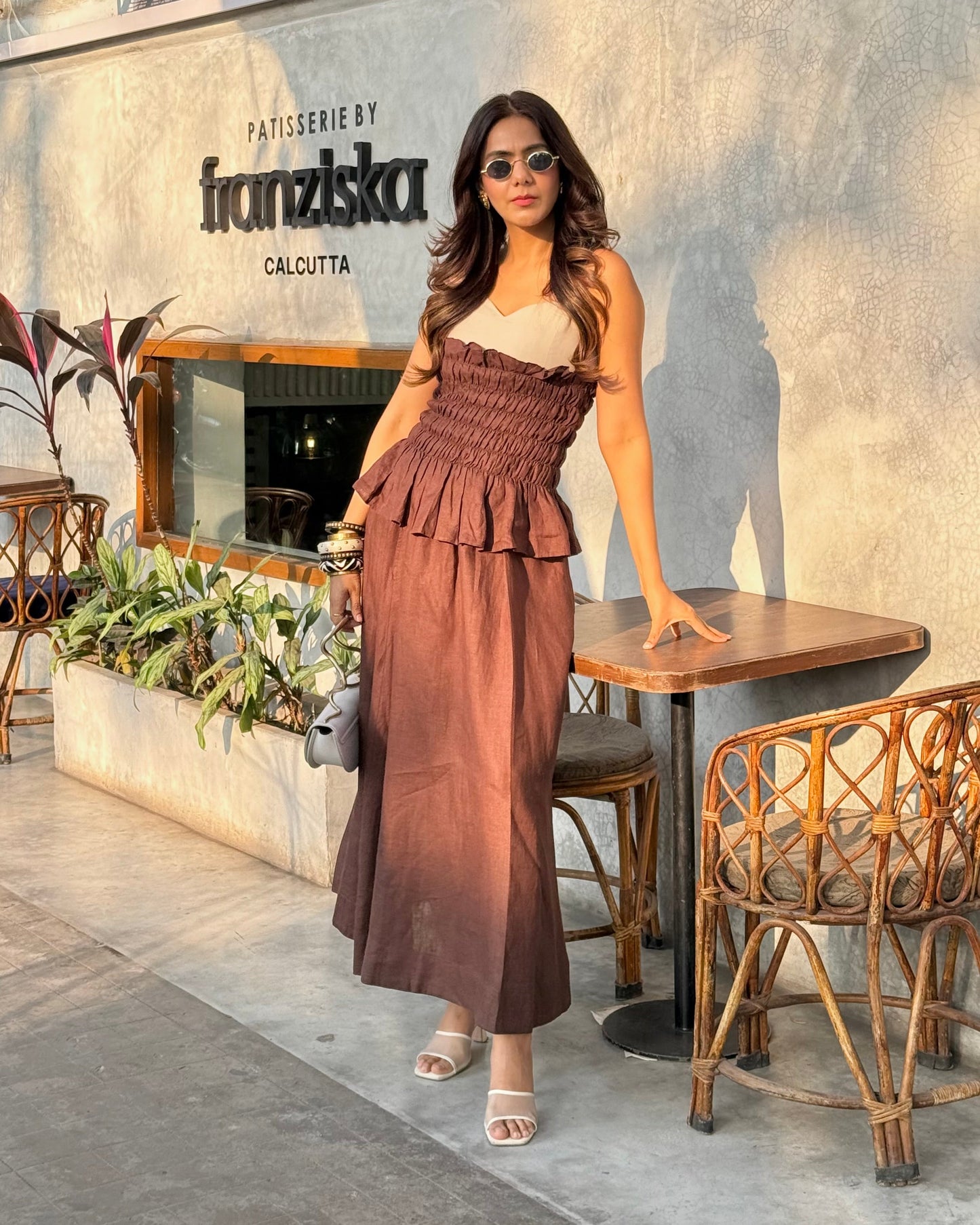 Dual Smocking Skirt Co-Ord