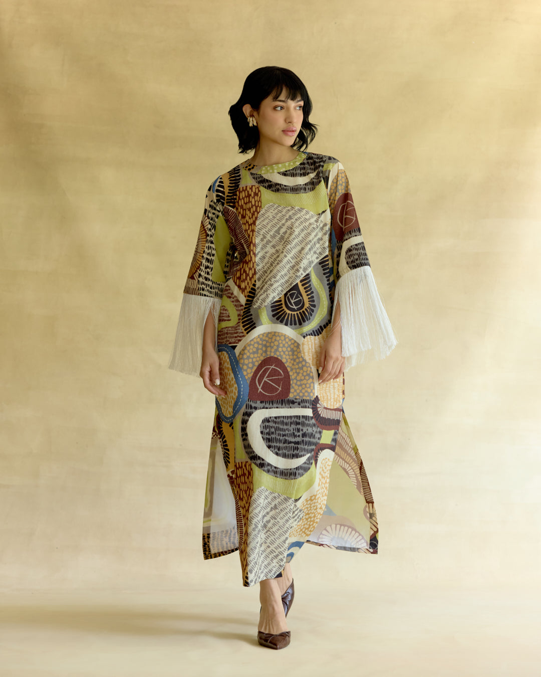 Medina Fringe Kaftan
