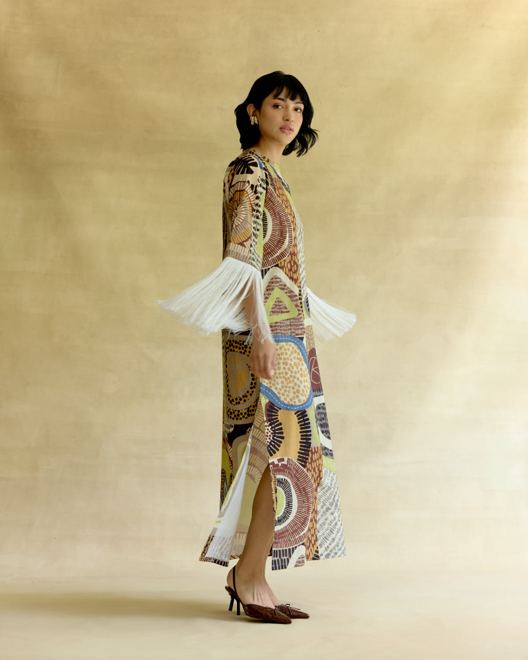 Medina Fringe Kaftan