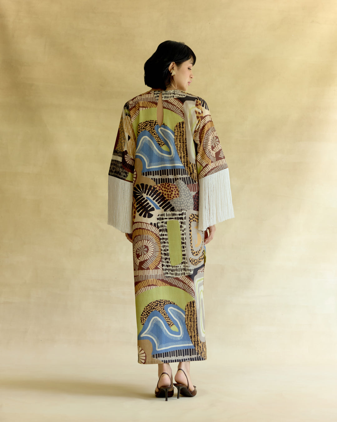 Medina Fringe Kaftan