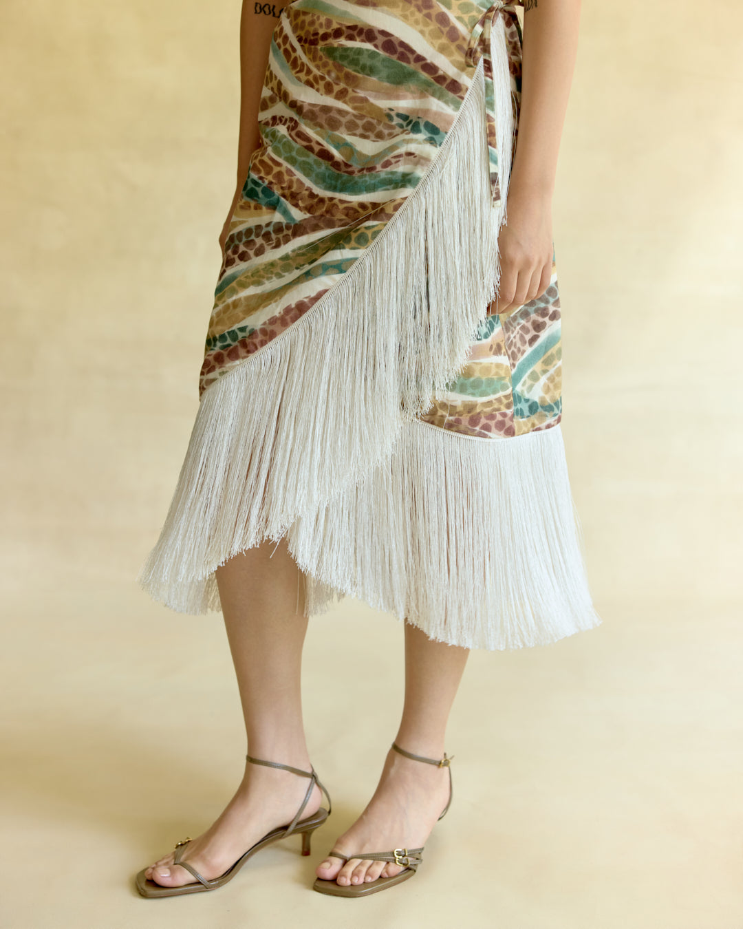Wild Dawn Halter Top & Fringe Skirt