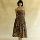 Wild Dusk Smocked Midi Dress