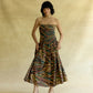 Wild Dusk Smocked Midi Dress