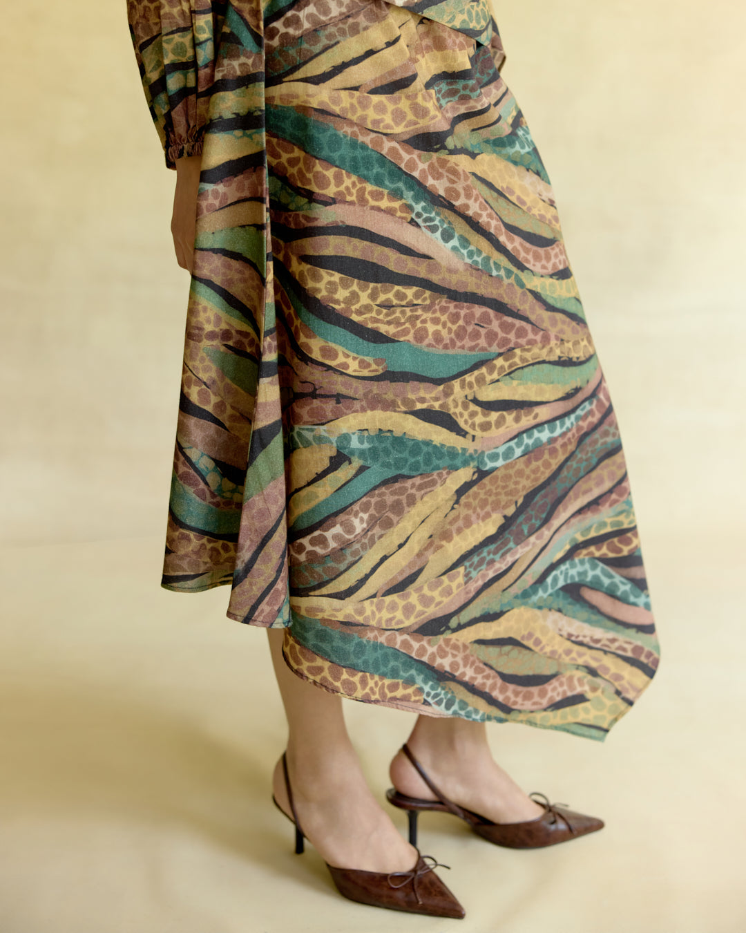 Wild Dusk Off Shoulder Top & Skirt Set