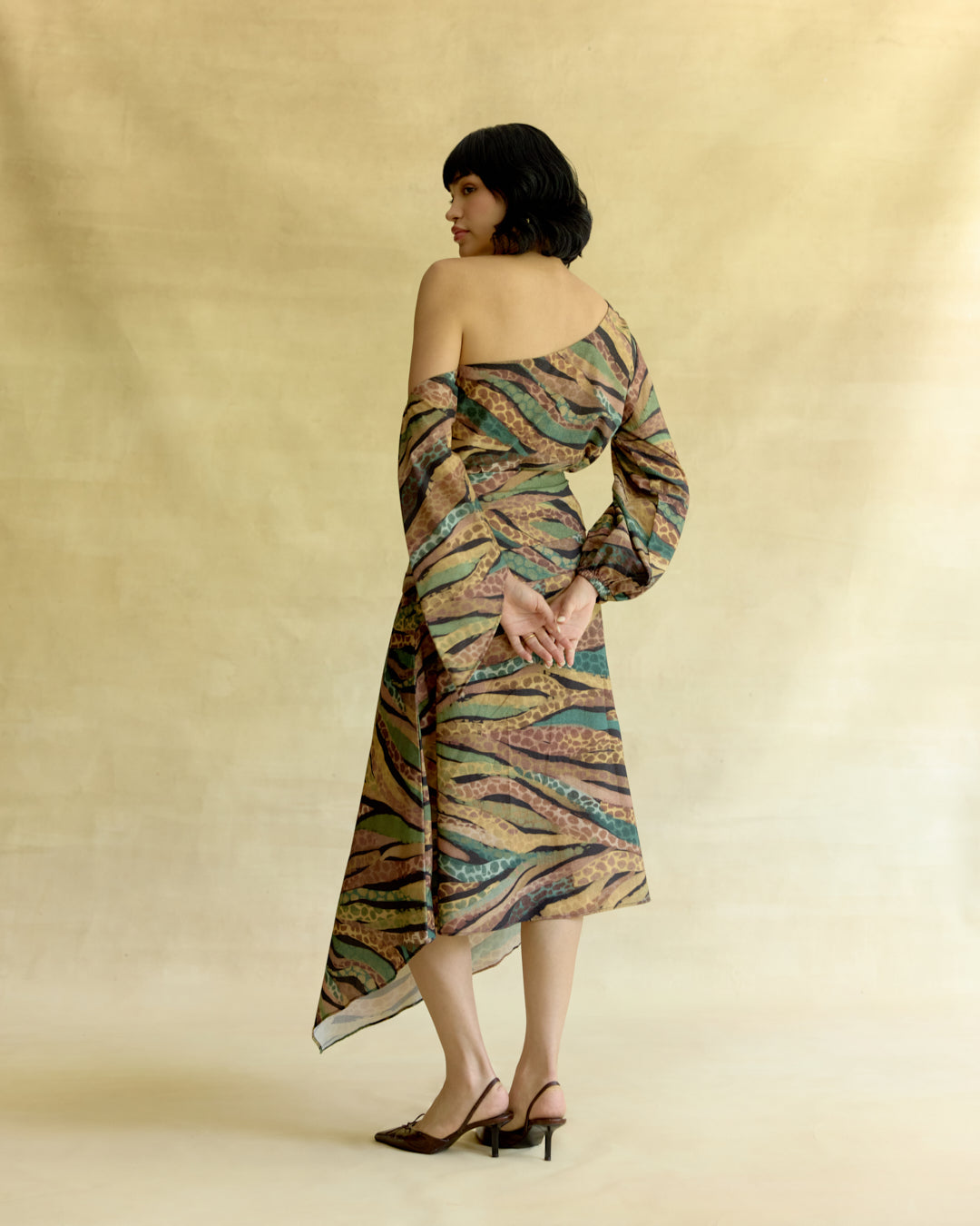 Wild Dusk Off Shoulder Top & Skirt Set