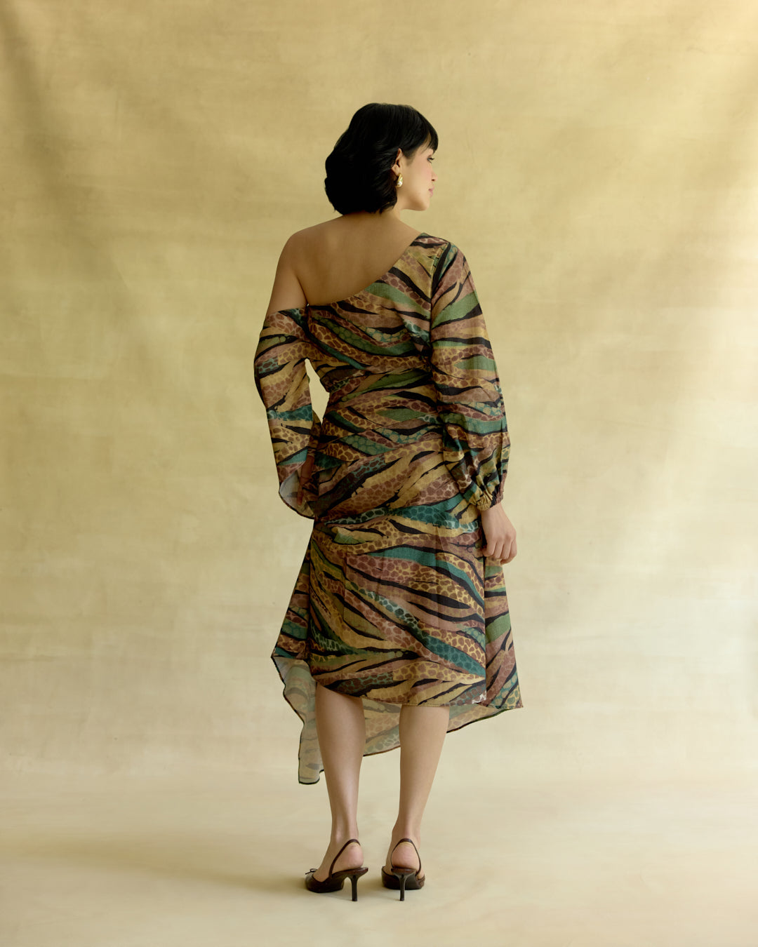 Wild Dusk Off Shoulder Top & Skirt Set