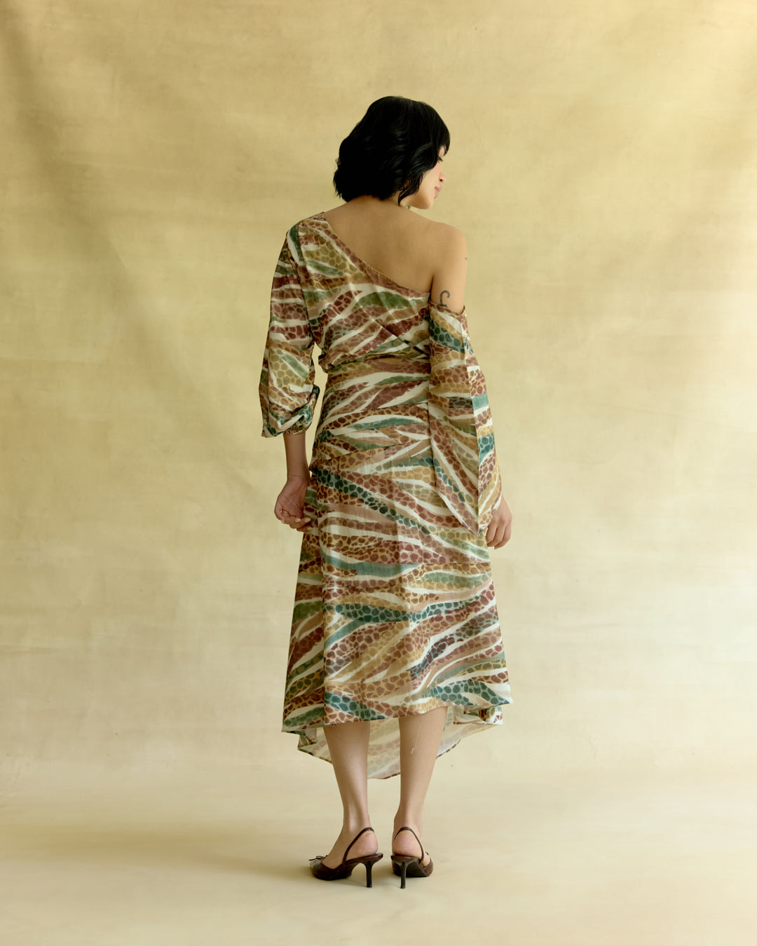 Wild Dawn Off Shoulder Top & Skirt Set