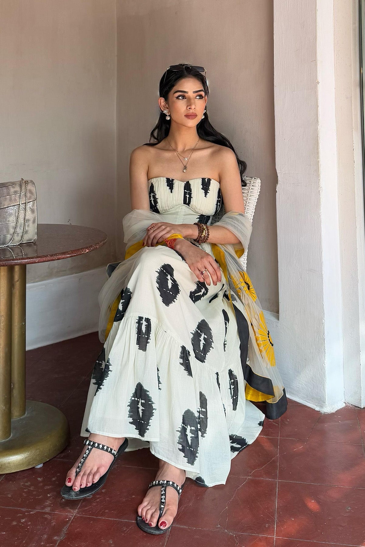 Atisha Pratap Singh in Male Maxi Dress