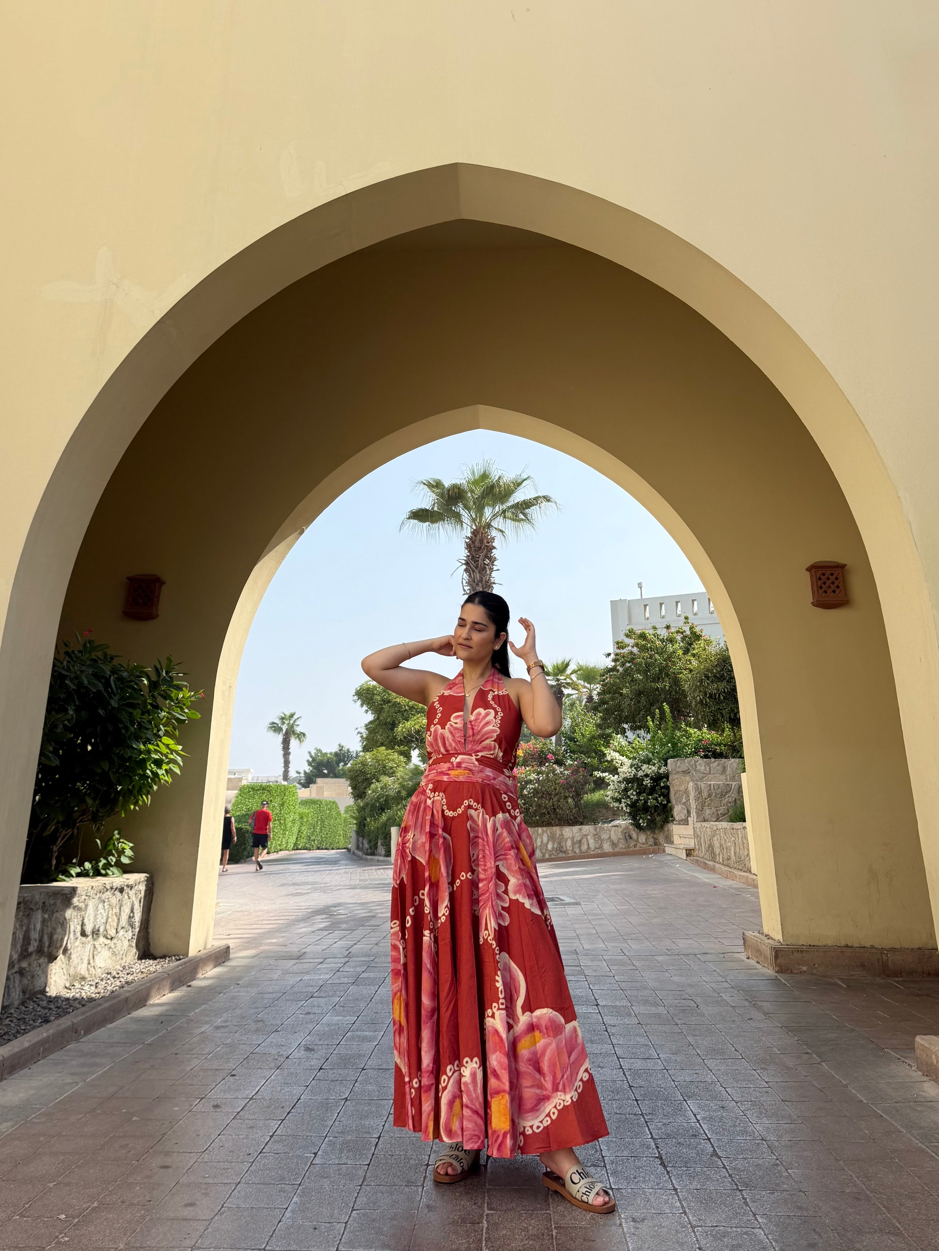 Selvara Dress in Bubbly Spritz Print