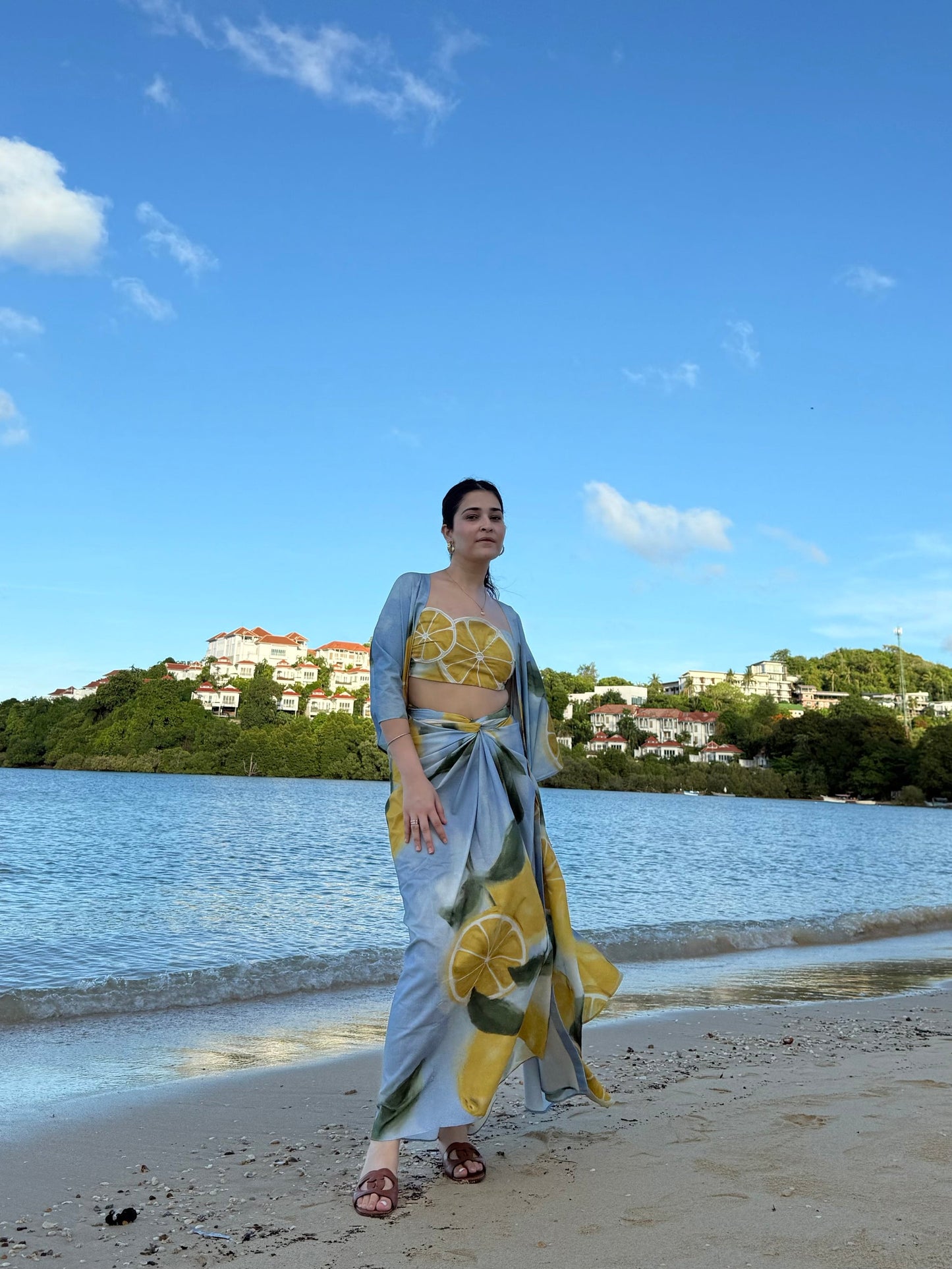 Sabbia Set in Limoncello Print