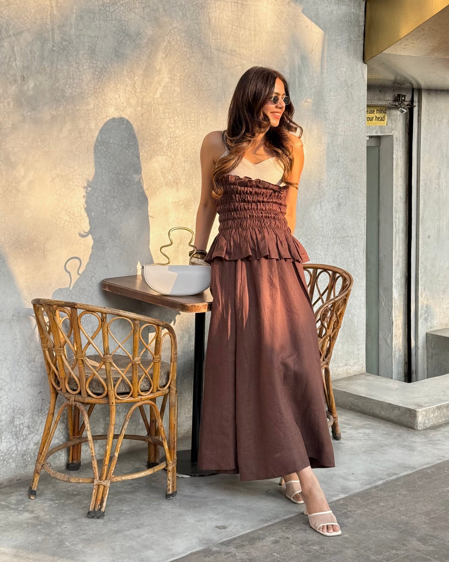 Dual Smocking Skirt Co-Ord