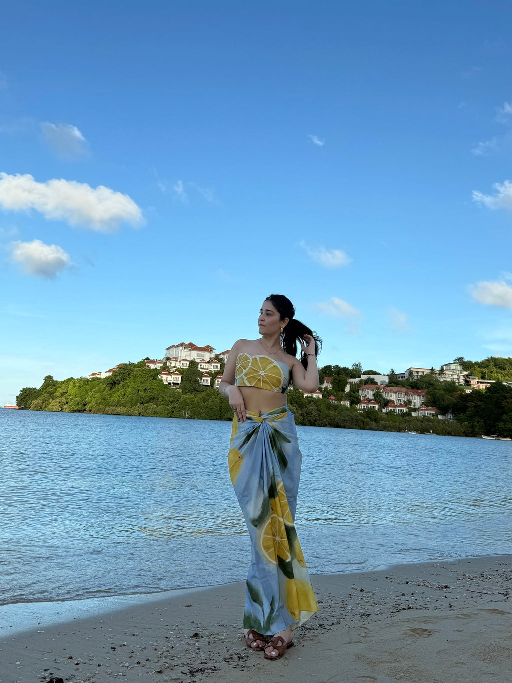 Sabbia Set in Limoncello Print