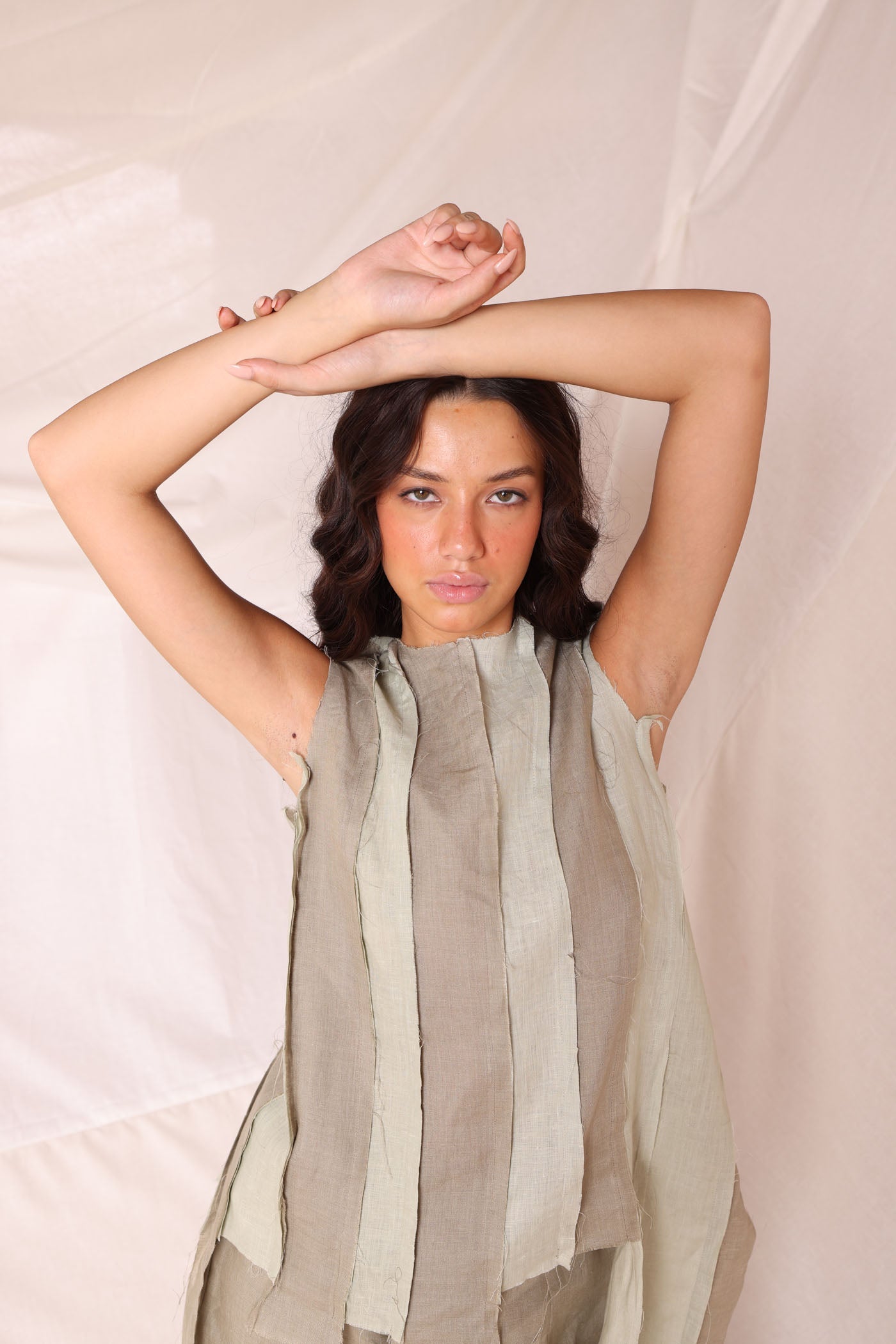 Brick Color Block Top