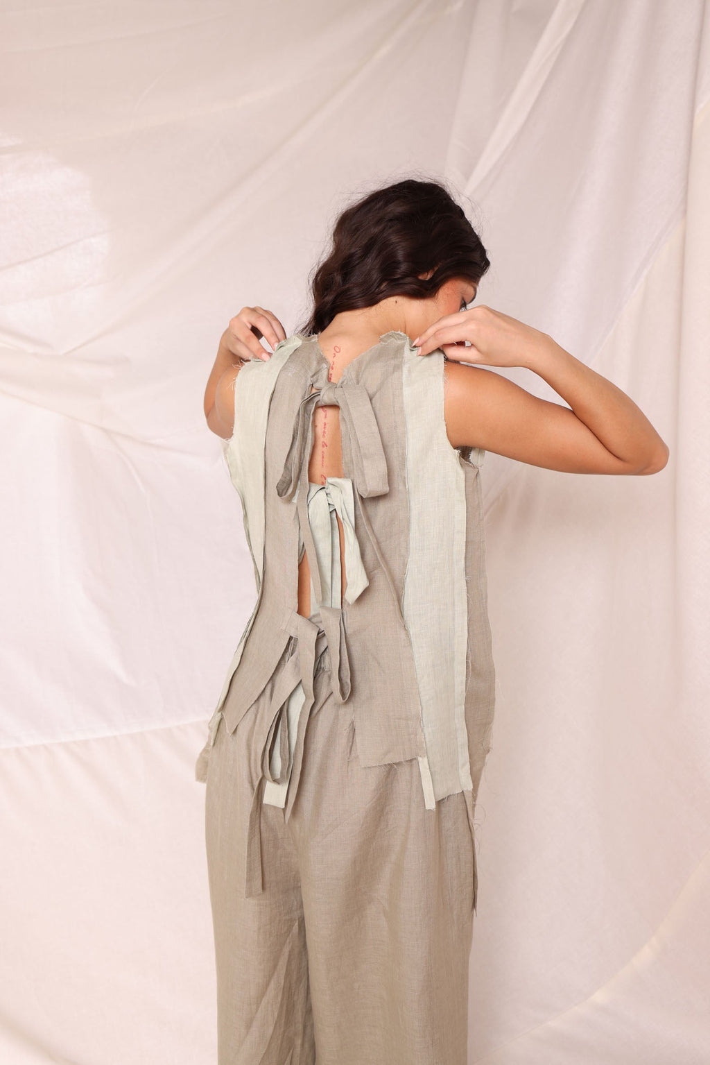 Brick Color Block Top