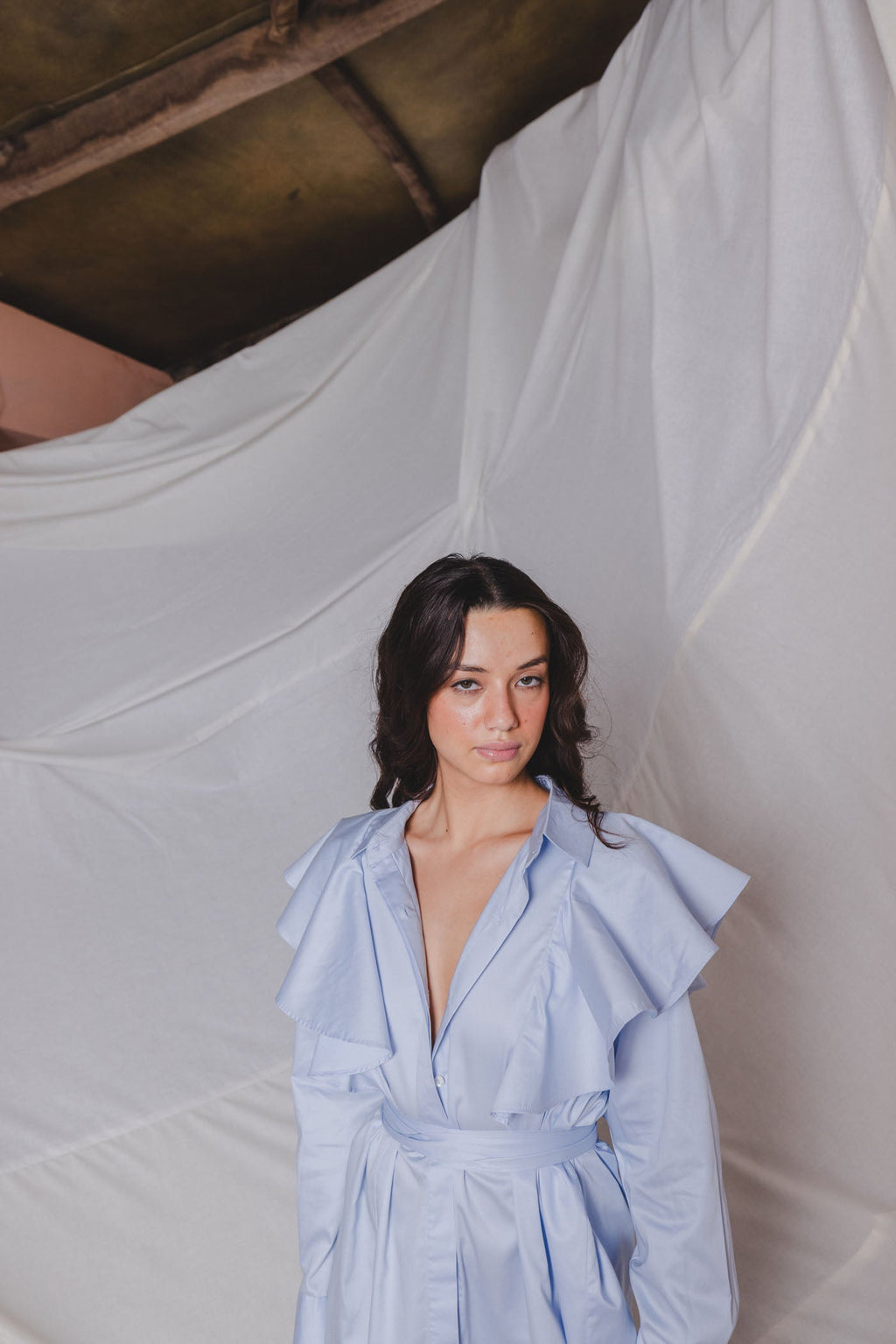 Skyline Ruffle Dress