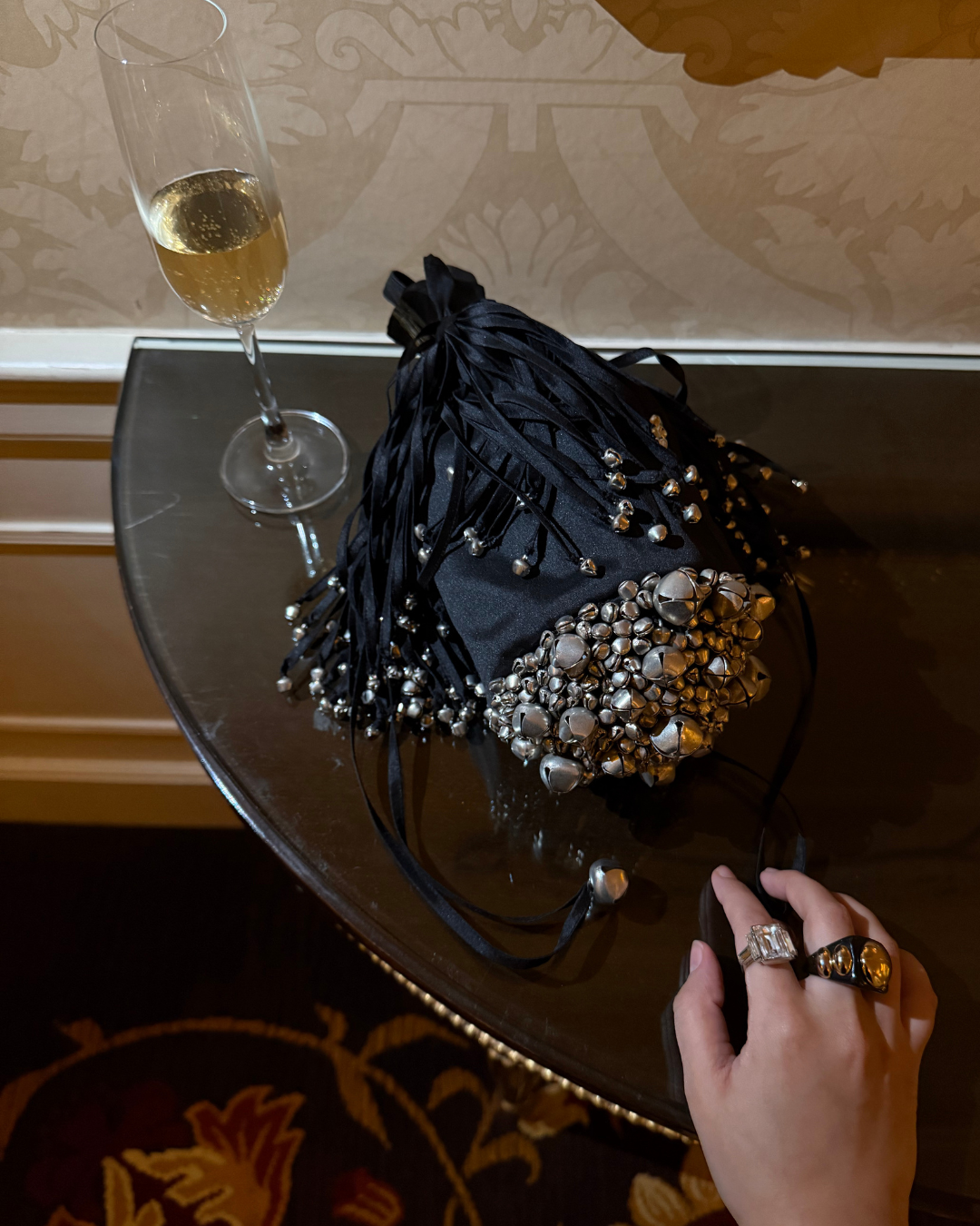 Rocky Bag - Lennon (black & silver)