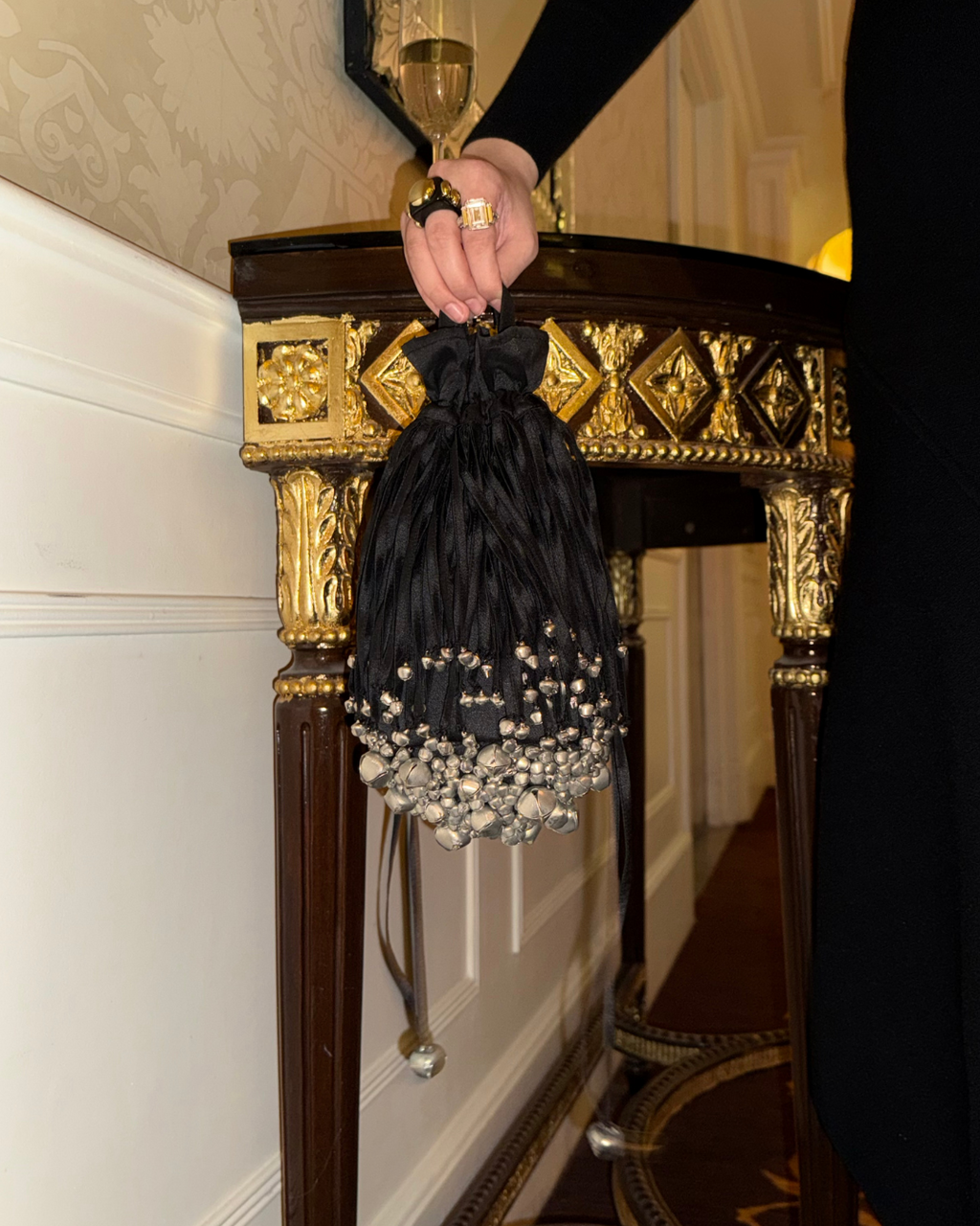 Rocky Bag - Lennon (black & silver)