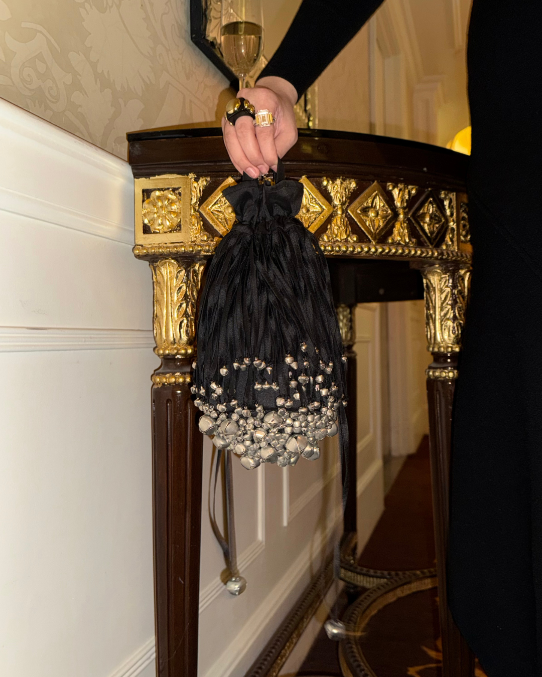 Rocky Bag - Lennon (black & silver)