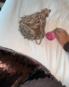 Rocky Bag - Lennon (nude & silver)