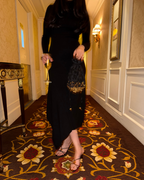 Rocky Bag - Lennon (black & gold)