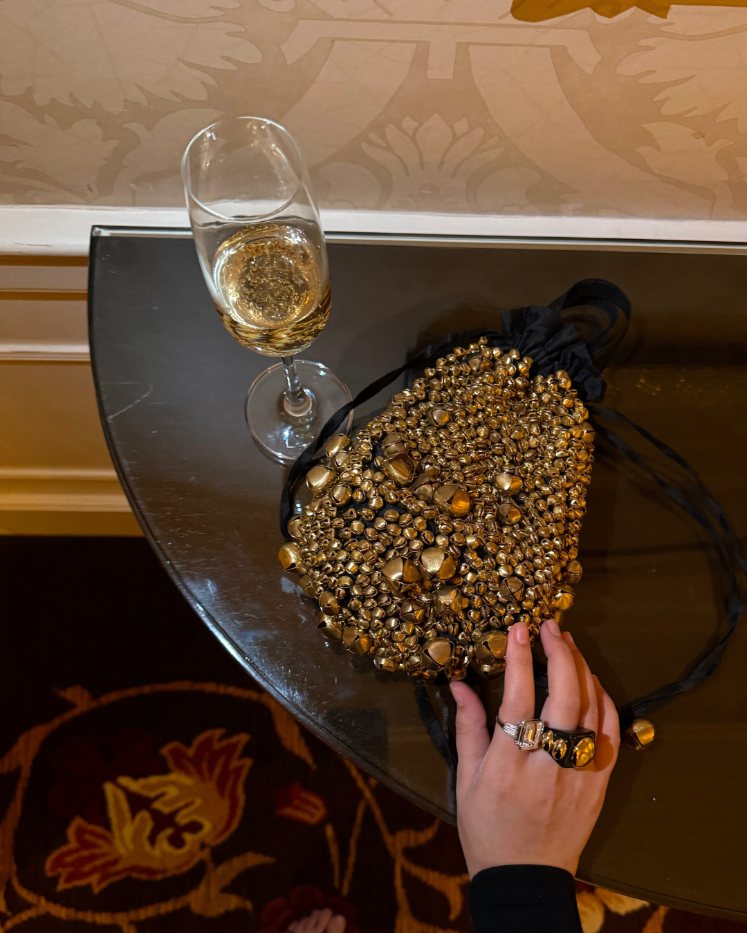 Rocky Bag - Jhoom (black & gold)