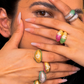 Eclipse Letter Ring