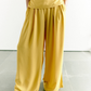 Yellow Wide Leg Pants