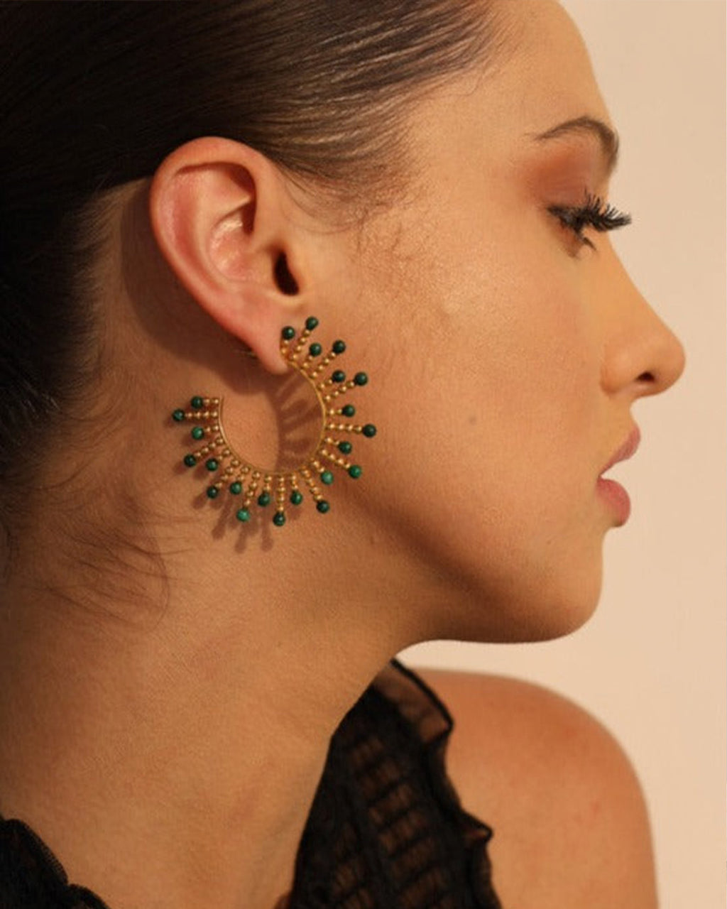 Sunbeam Hoops in Gold