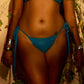 String Bikini Bottom - Cerulean Shimmer