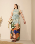 Orchid Dress in Desert Bloom Print