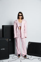 Wavy Rhinestones Blazer