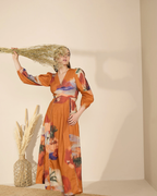 Meadow Dress in Mystic Lagoon Print