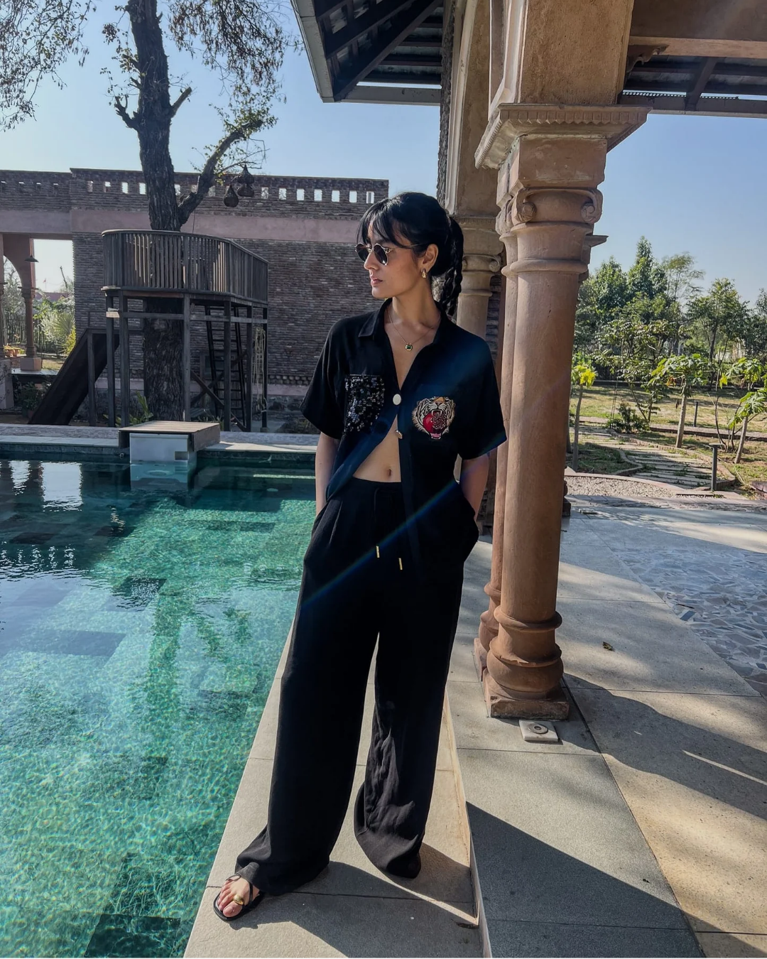 Black Lounge Trousers