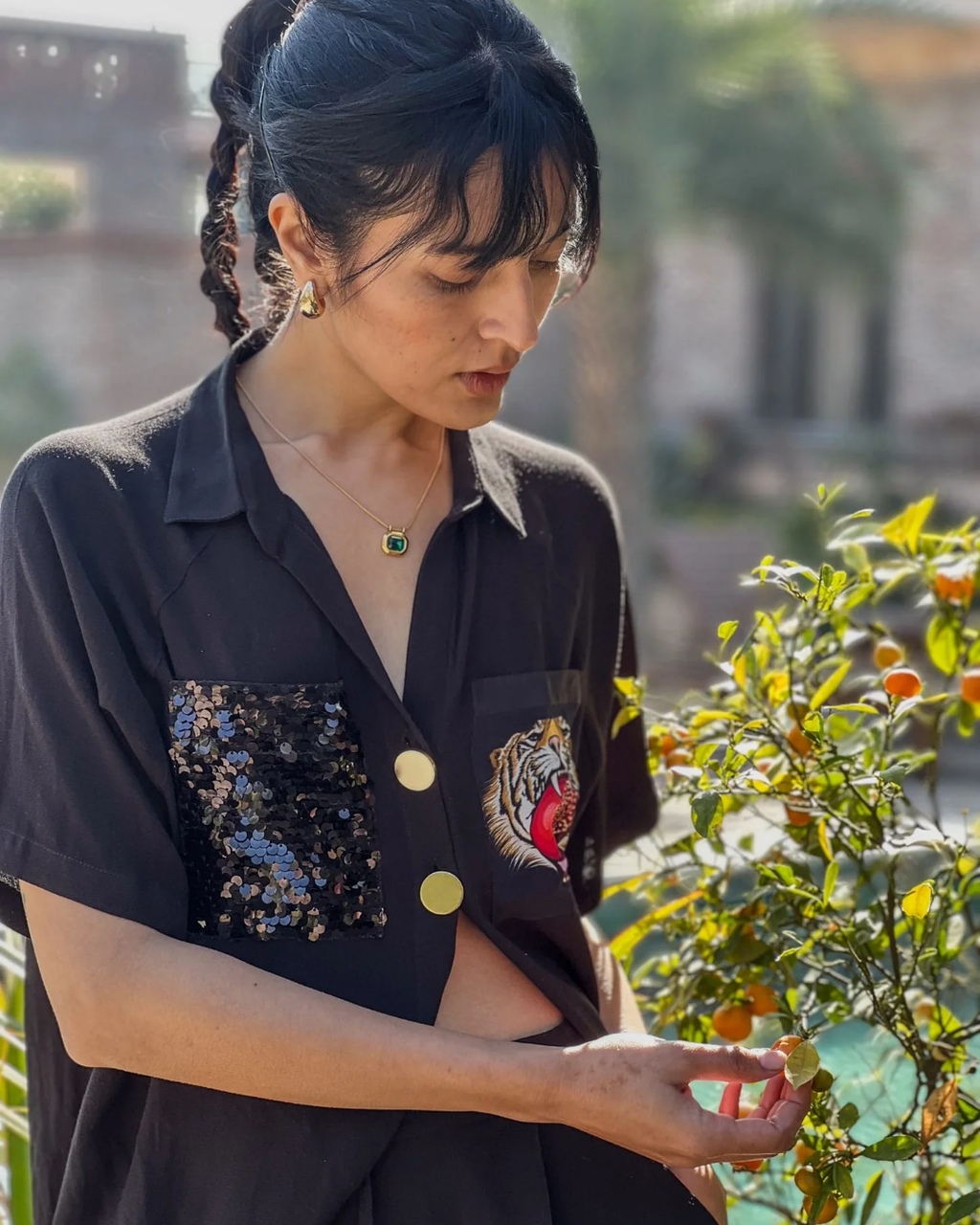 Shirt - Tiger Pom Pocket