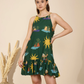 Ember Dress in Hidden Spring Print (Green)
