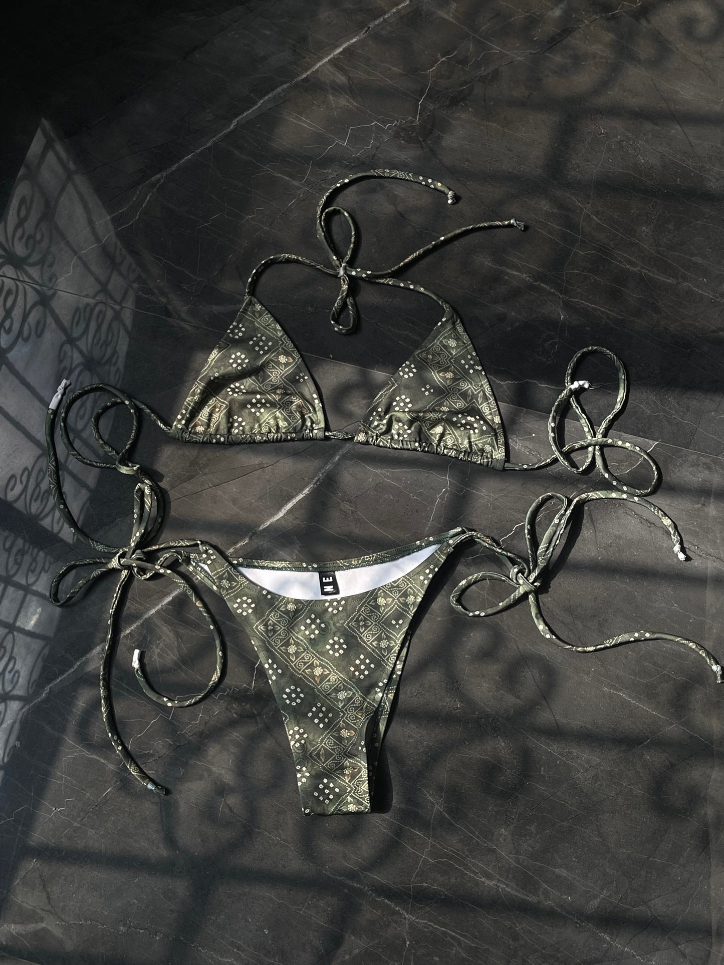 Tie bikini top - Freya