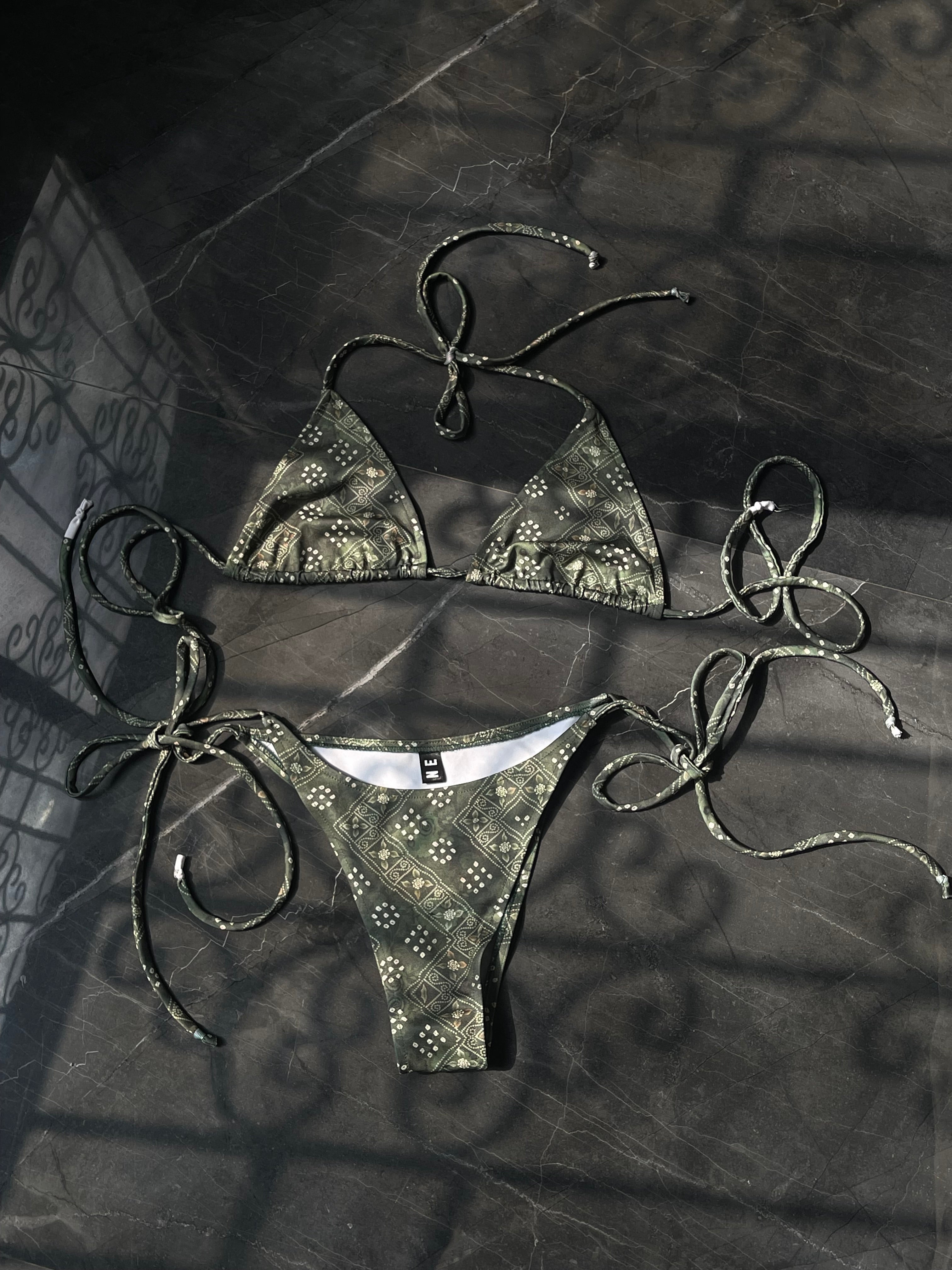 Tie bikini top - Freya