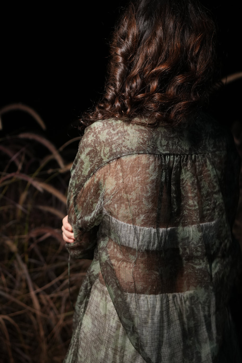 Koi Sheer Top - Green